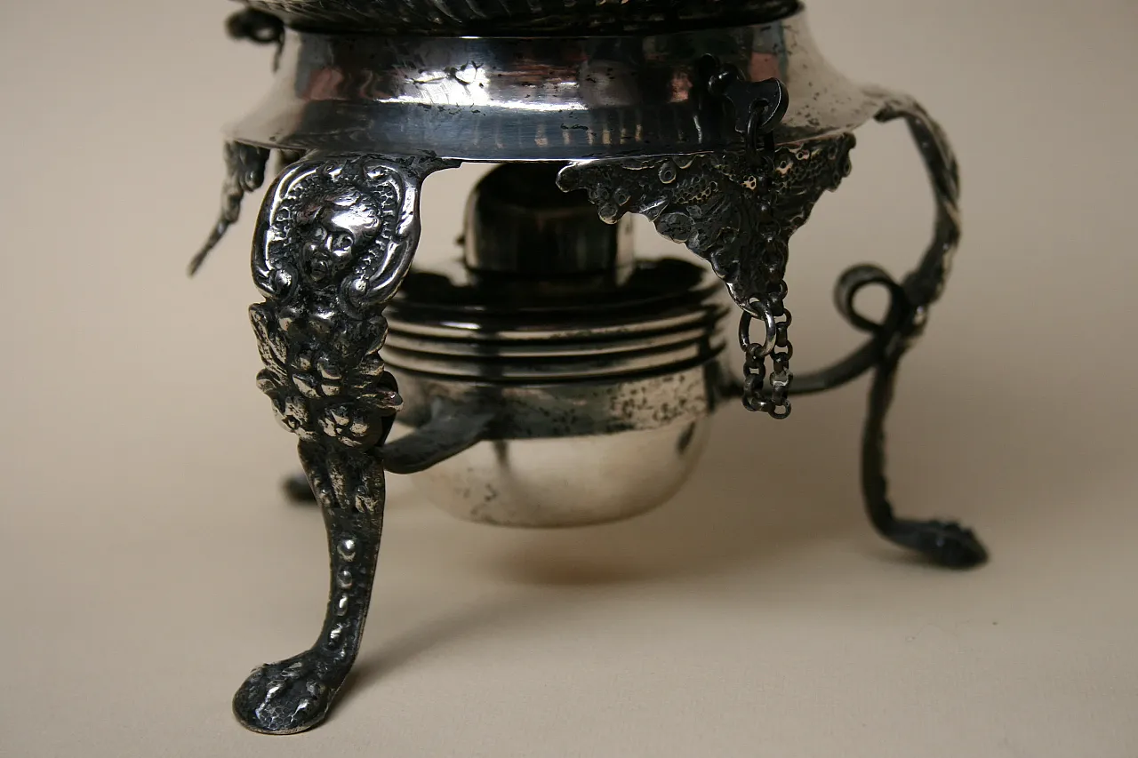 Antique Samovar d'argento, Balaam e Angelo, Hanau 6