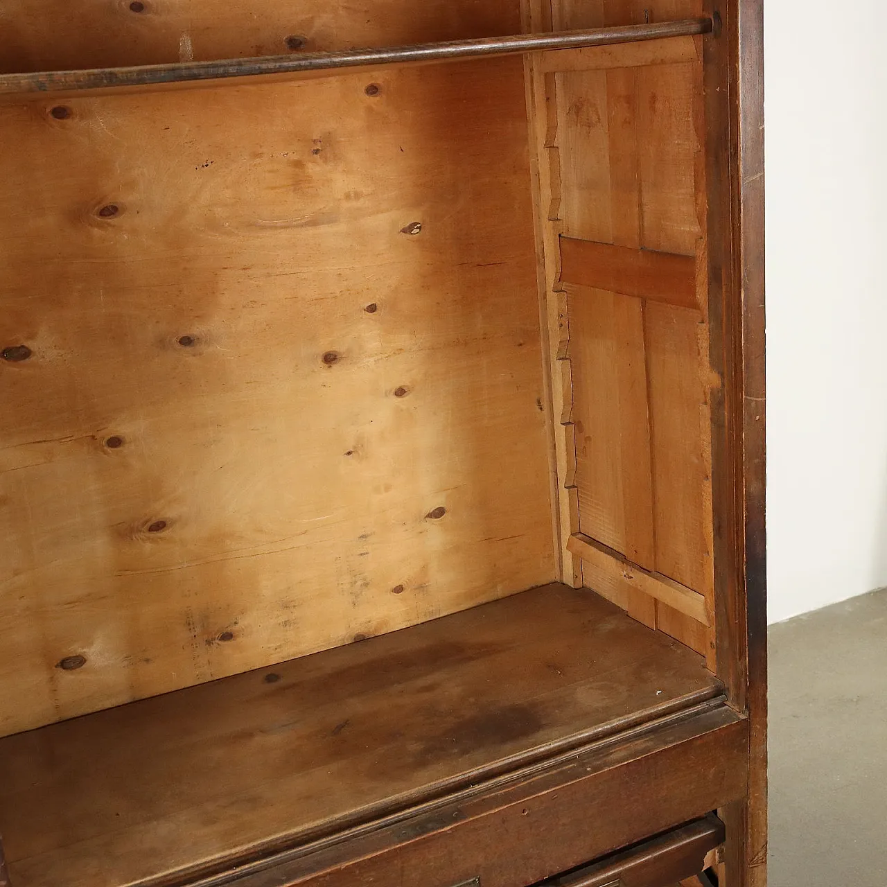 Armadio a rullo cassetti in faggio, primo '900 6