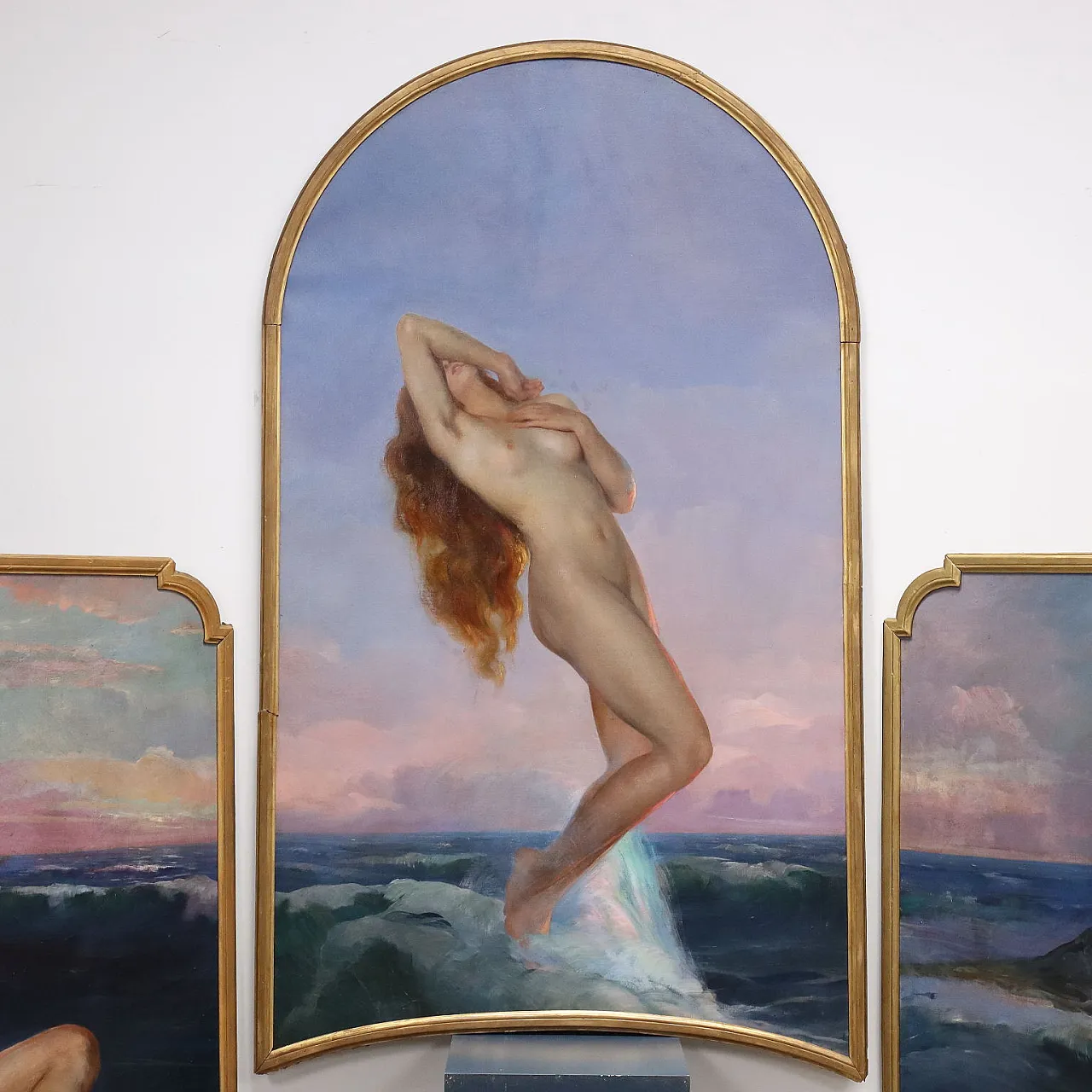 Painting by Luigi Brignoli, oil on canvas, 1930s 3