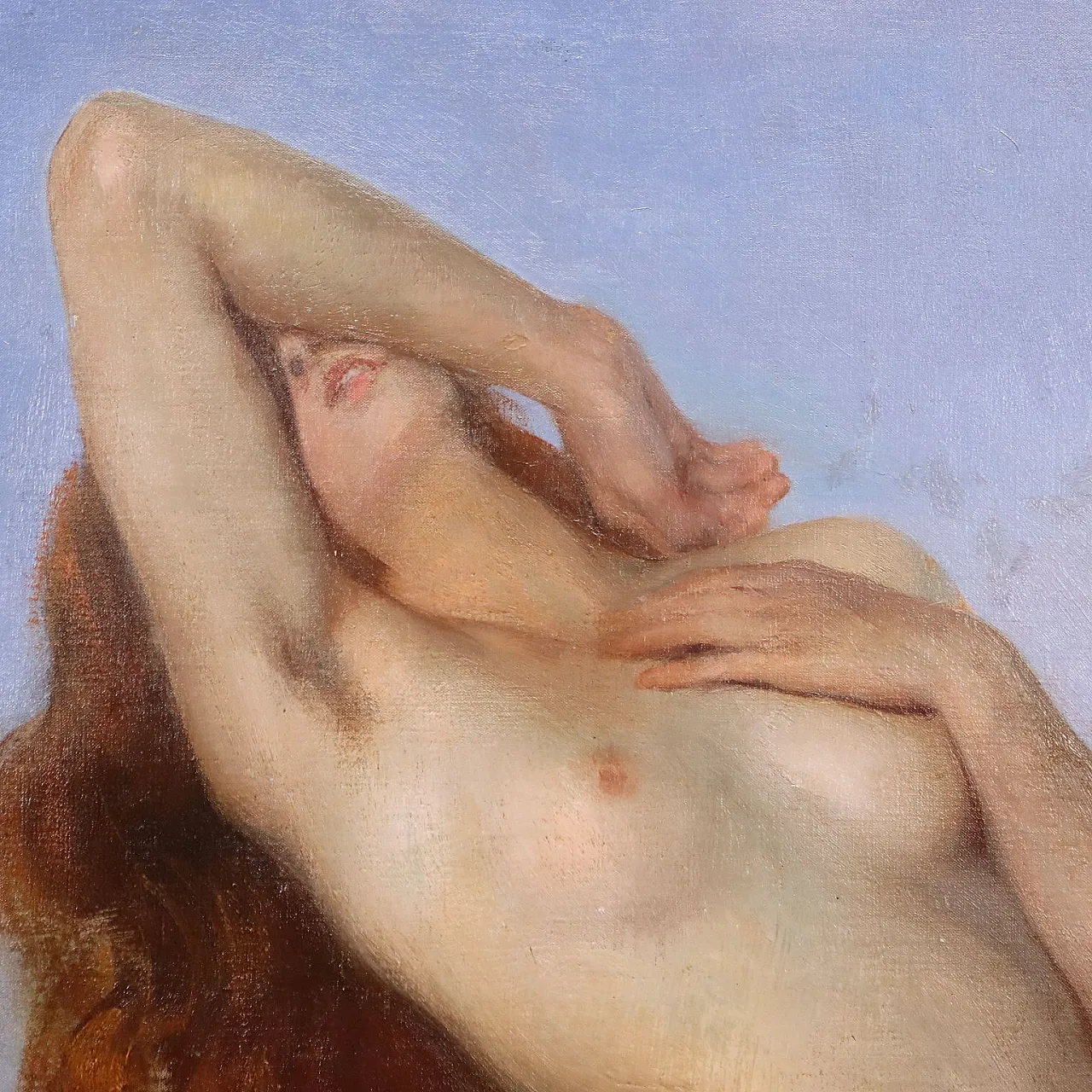 Painting by Luigi Brignoli, oil on canvas, 1930s 5