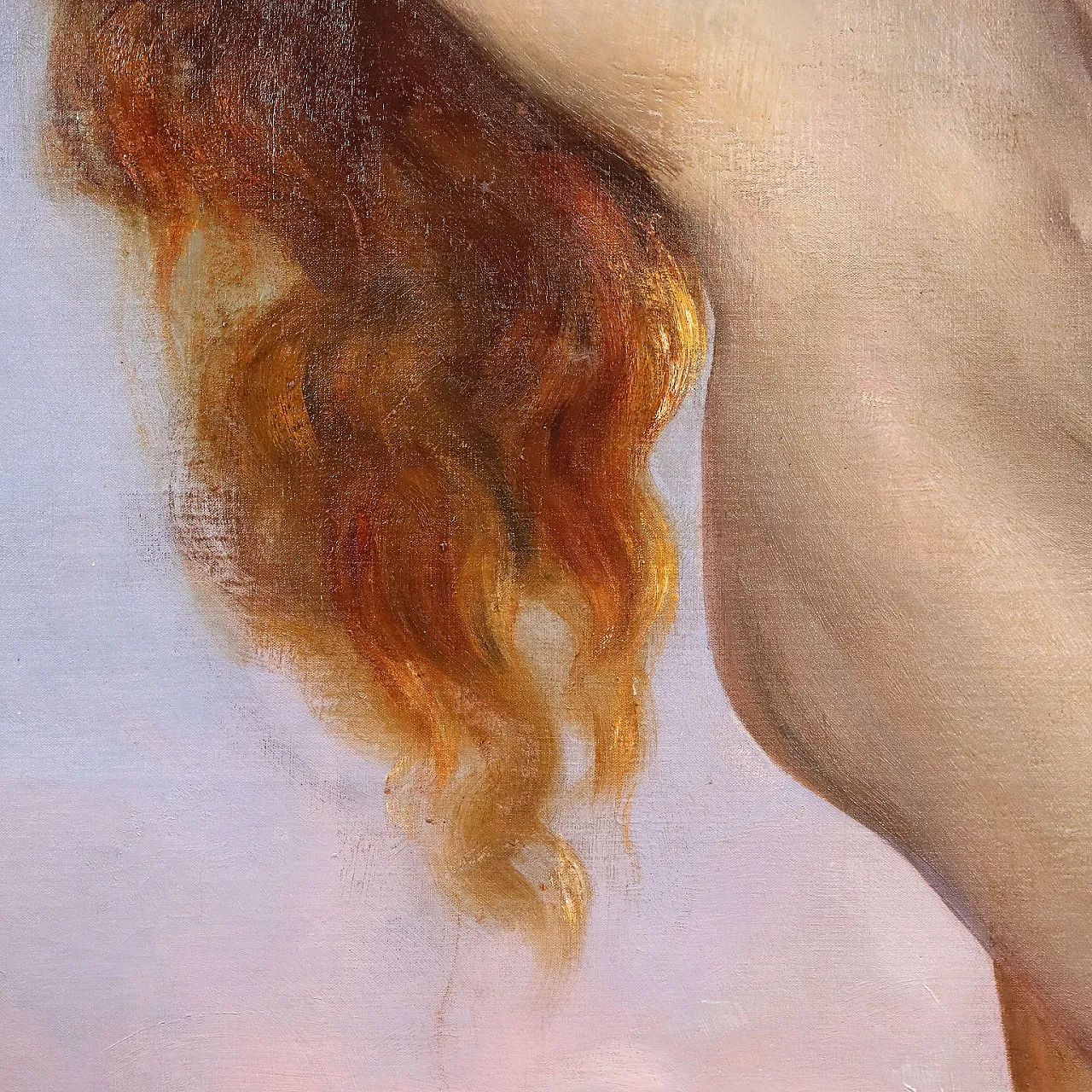 Painting by Luigi Brignoli, oil on canvas, 1930s 6