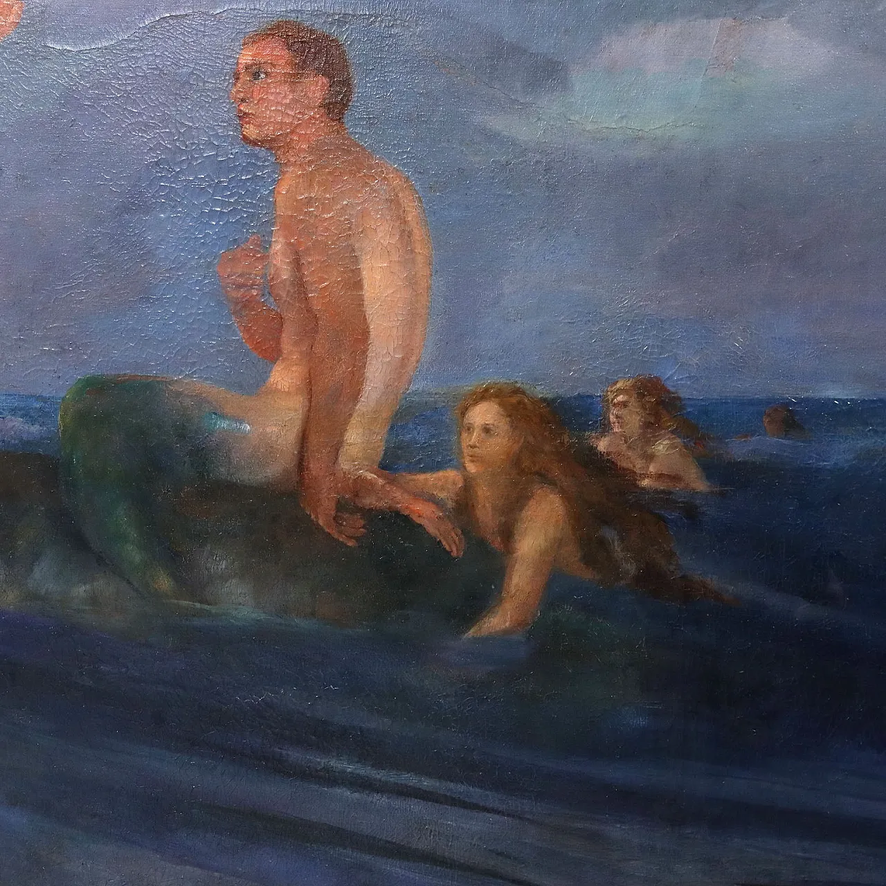 Painting by Luigi Brignoli, oil on canvas, 1930s 9