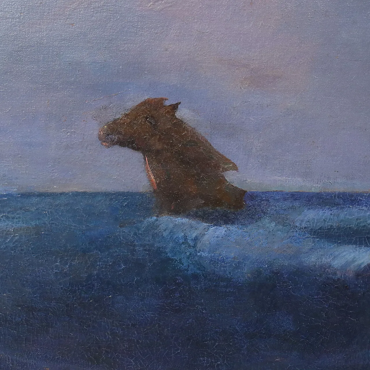 Painting by Luigi Brignoli, oil on canvas, 1930s 10