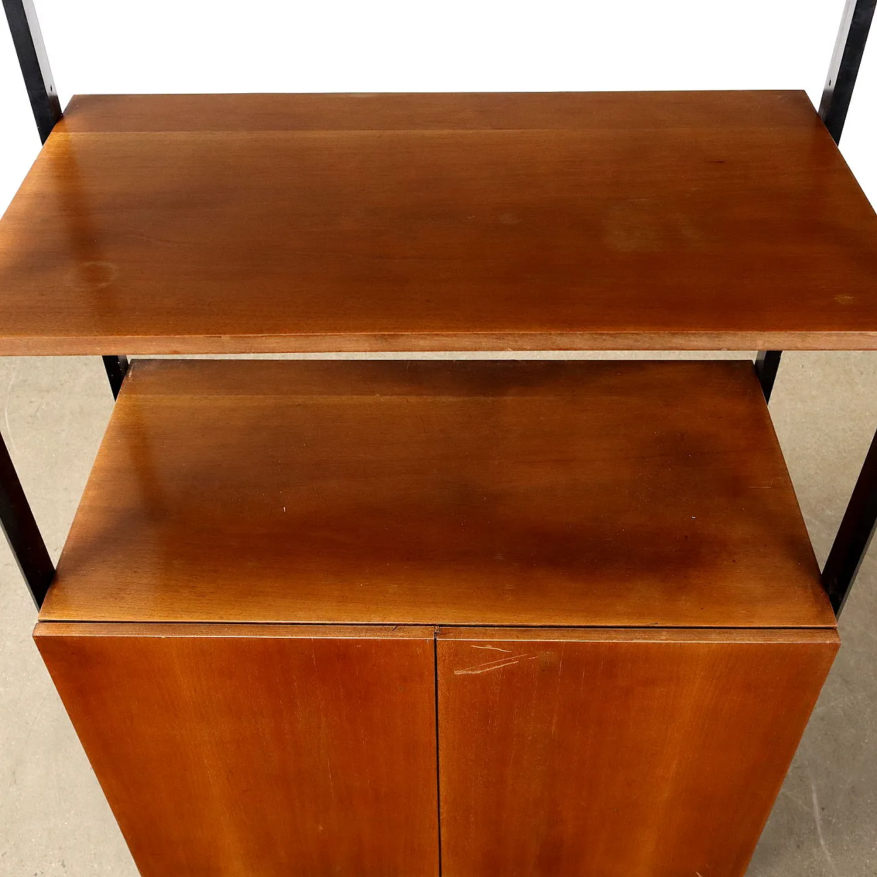 Libreria impiallacciata in teak, anni '60 5