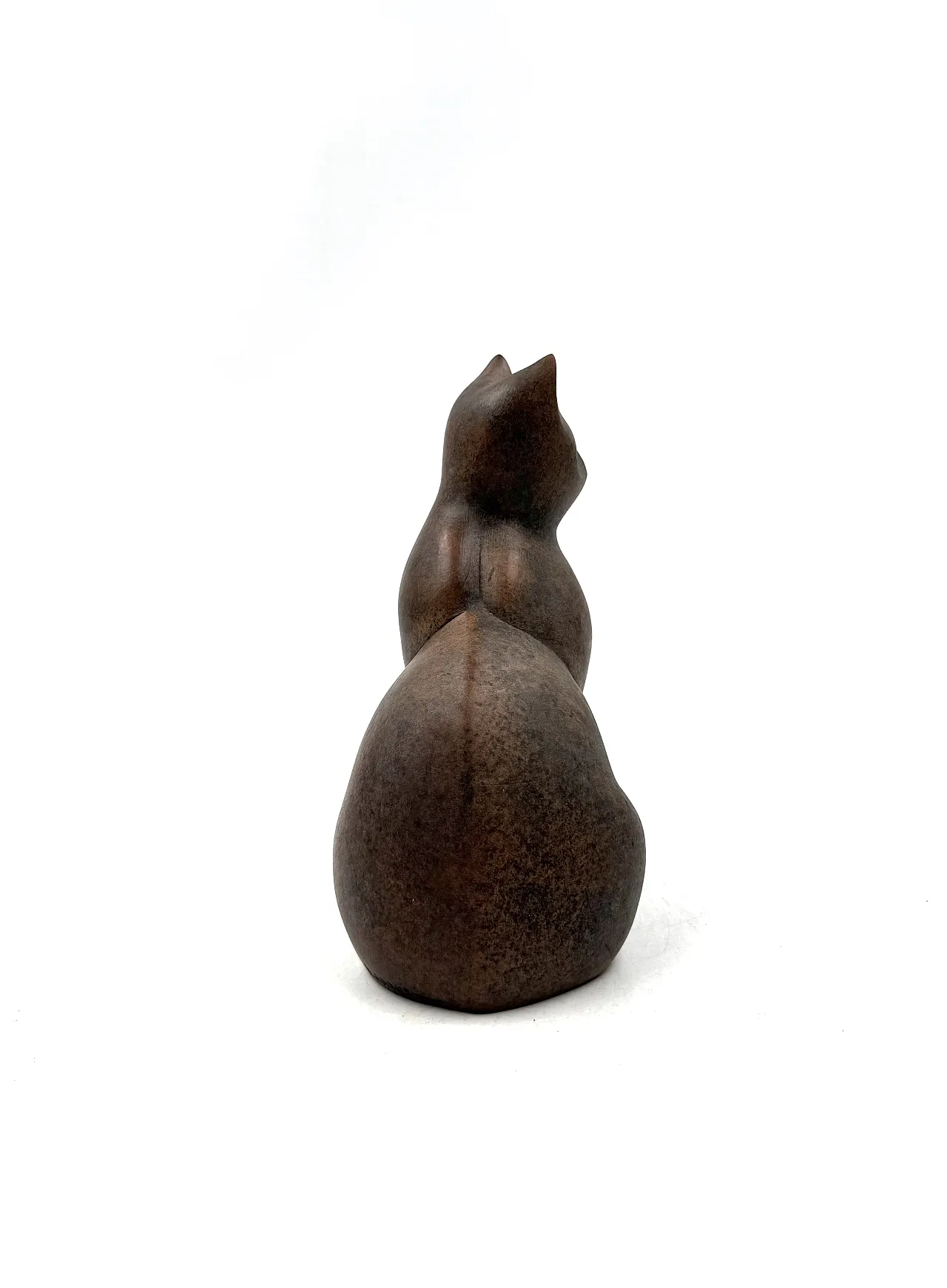 Scultura cubista di Christian Pradier gatto in ceramica, 1980 7