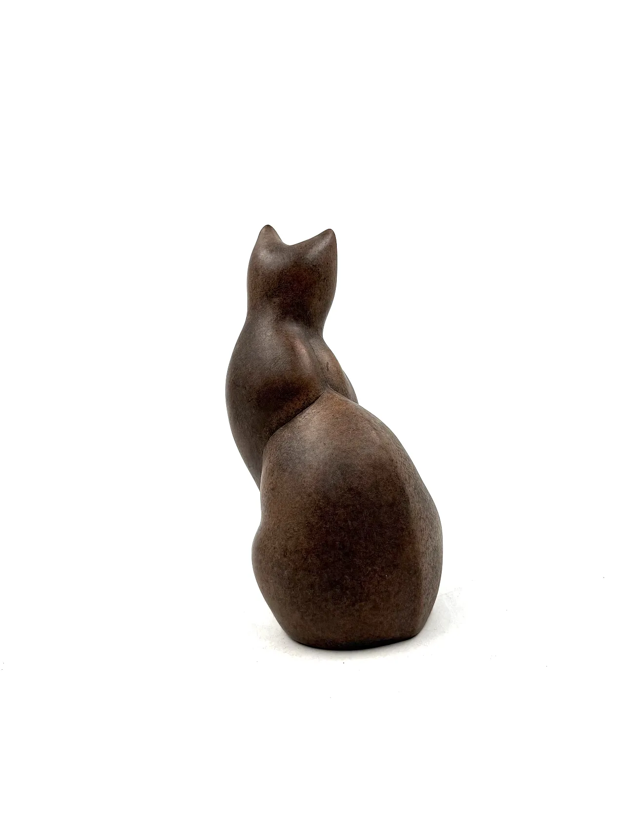 Scultura cubista di Christian Pradier gatto in ceramica, 1980 8