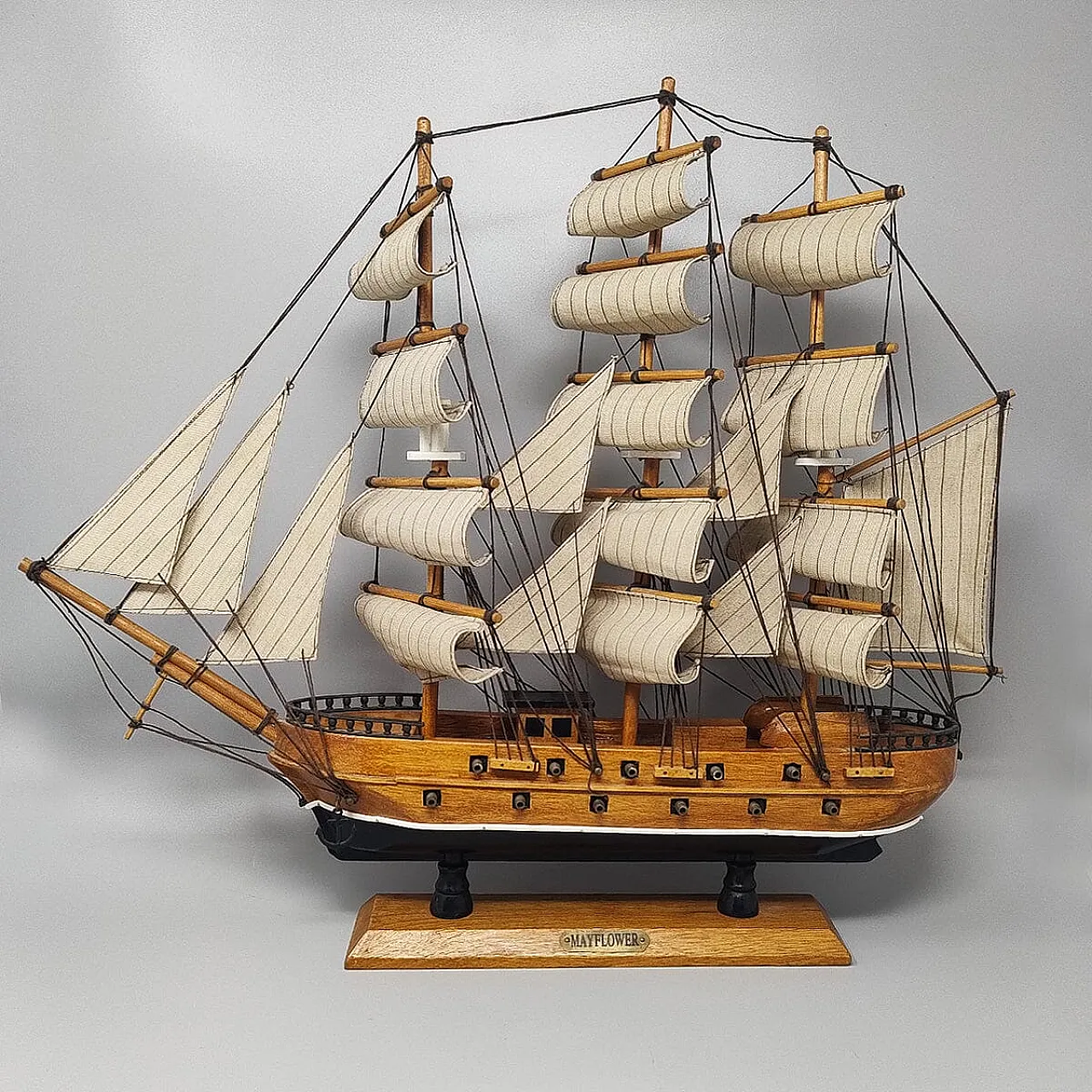 MayFlower model ship, 1970s 3