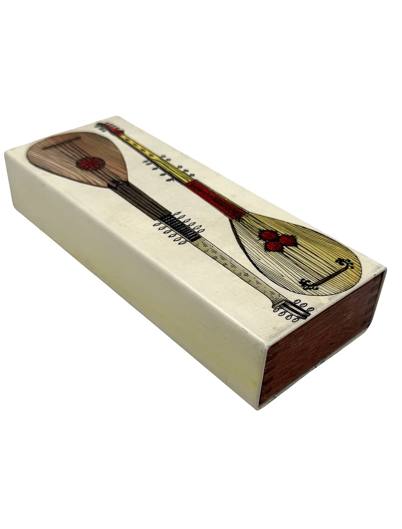 Mandolins cigar box by Piero Fornasetti, Italy 1960 5