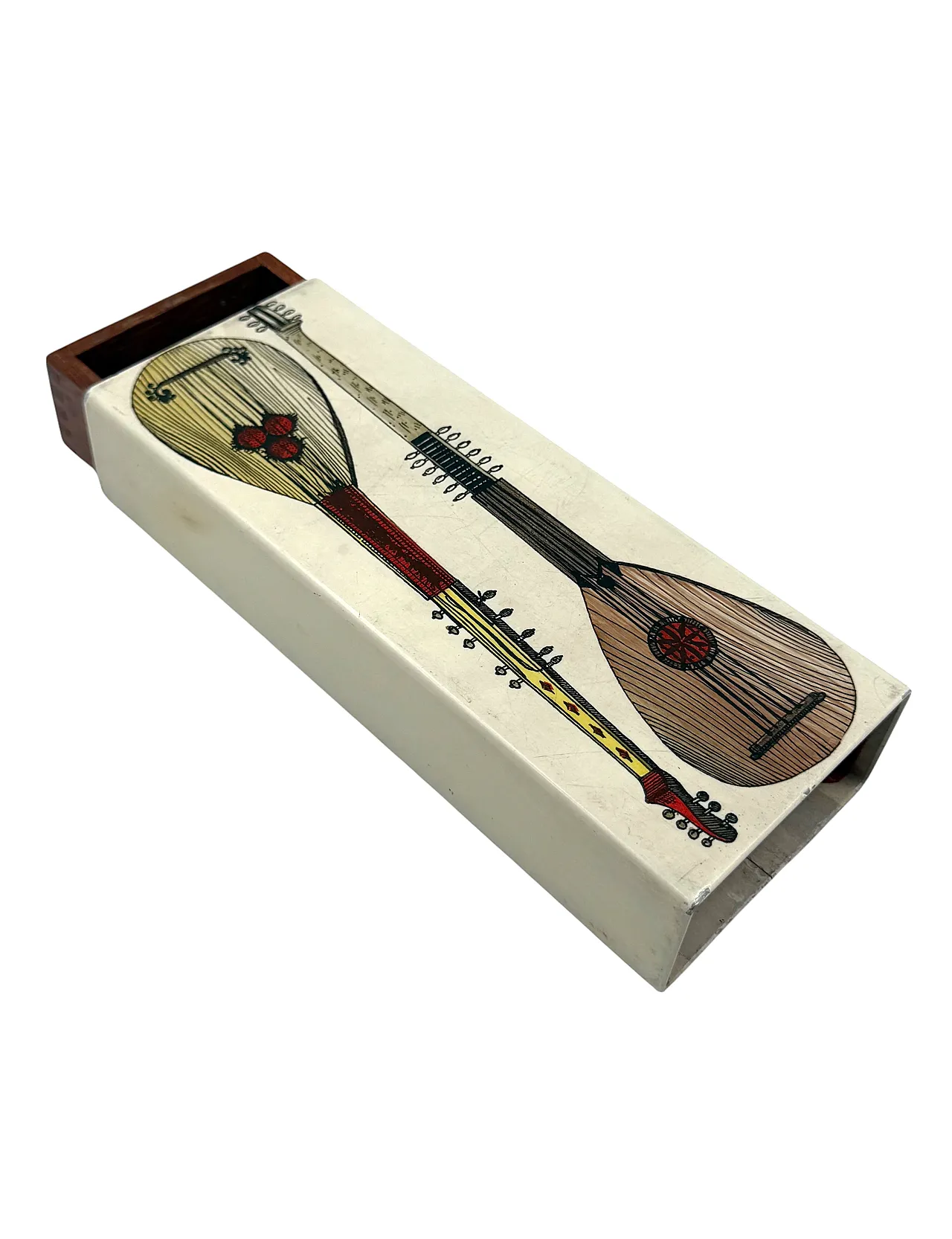 Mandolins cigar box by Piero Fornasetti, Italy 1960 9