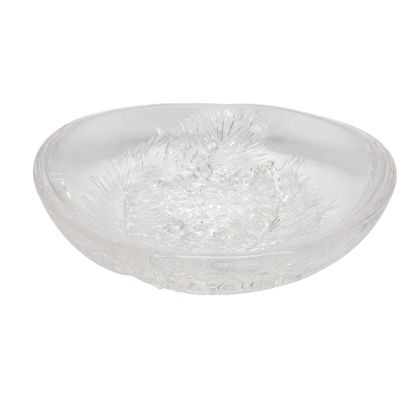 Hadeland crystal pocket emptying dish, 20th century 7