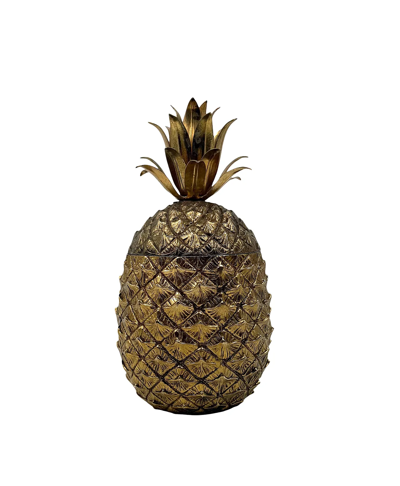 Mauro Manetti, Ice Bucket Golden Pineapple, Italy 1970s 1