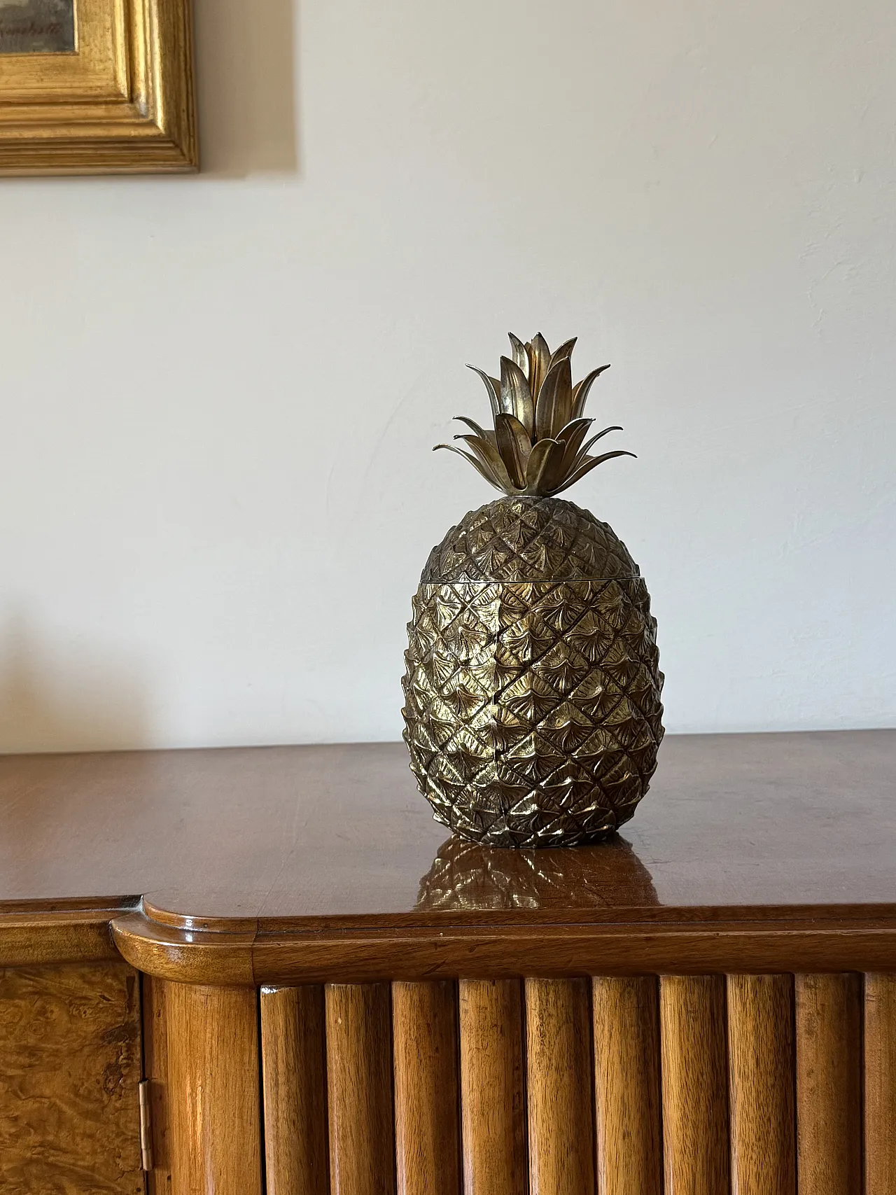 Mauro Manetti, Ice Bucket Golden Pineapple, Italy 1970s 2