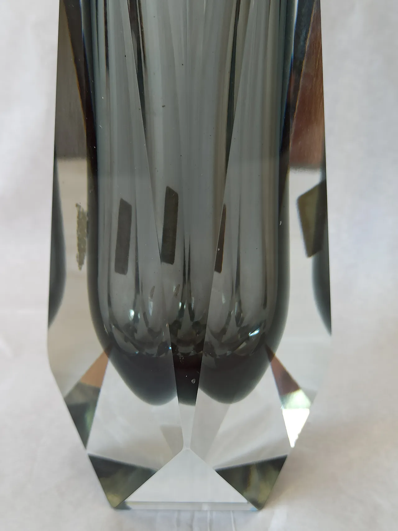 Vaso in vetro di Murano Flavio Poli per Seguso, anni '60 13