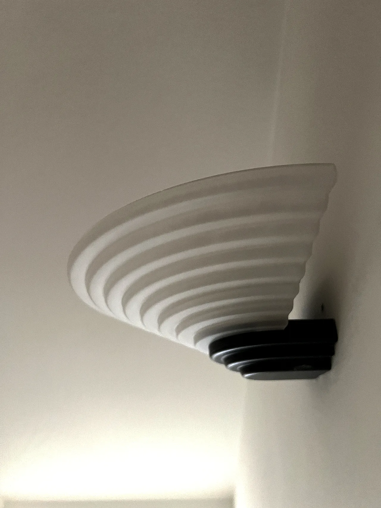 Coppia lampade da parete di AV Mazzega in vetro di Murano, anni '80 2