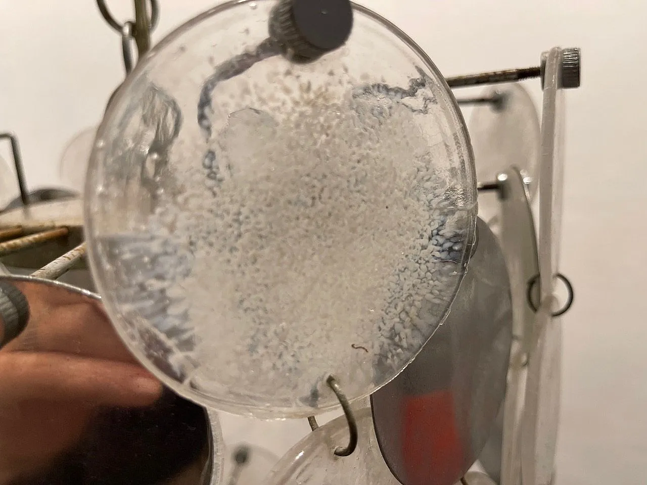 Space Age Murano Glass Chandelier by Nason Mille Luna, Italy, 1960s 8