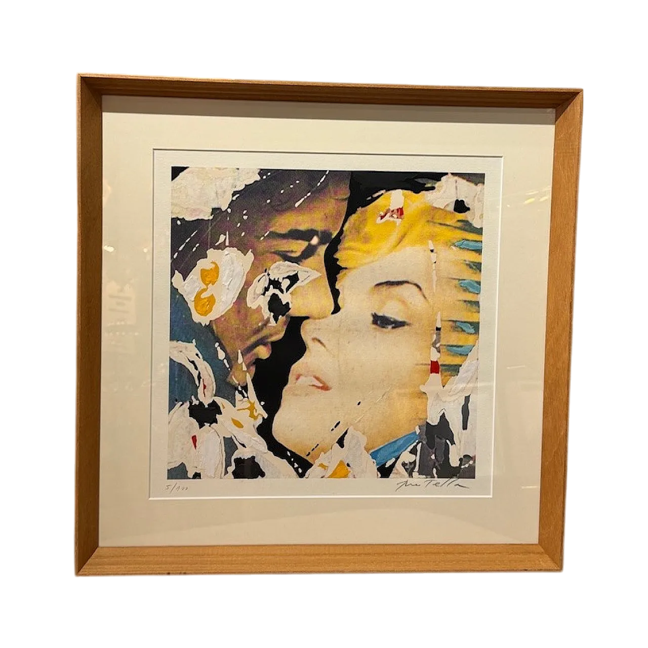 Marilyn, the faces, colour screen printing & decollage on paper, 1990s 6