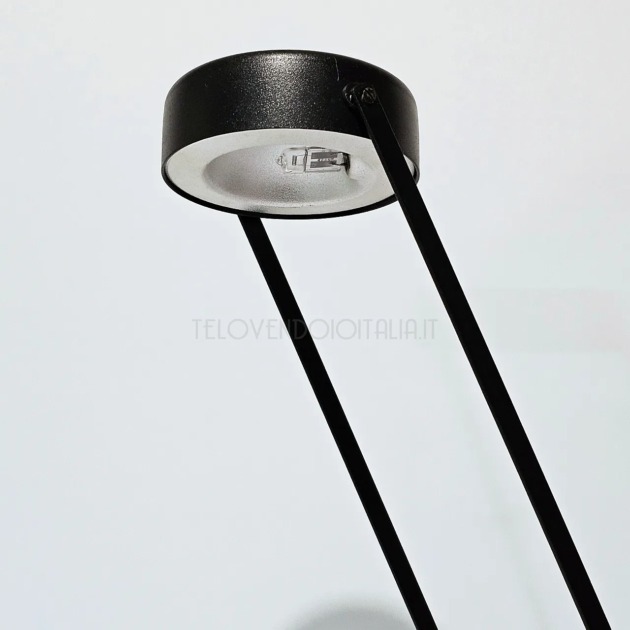 Black table lamp, 70s 3