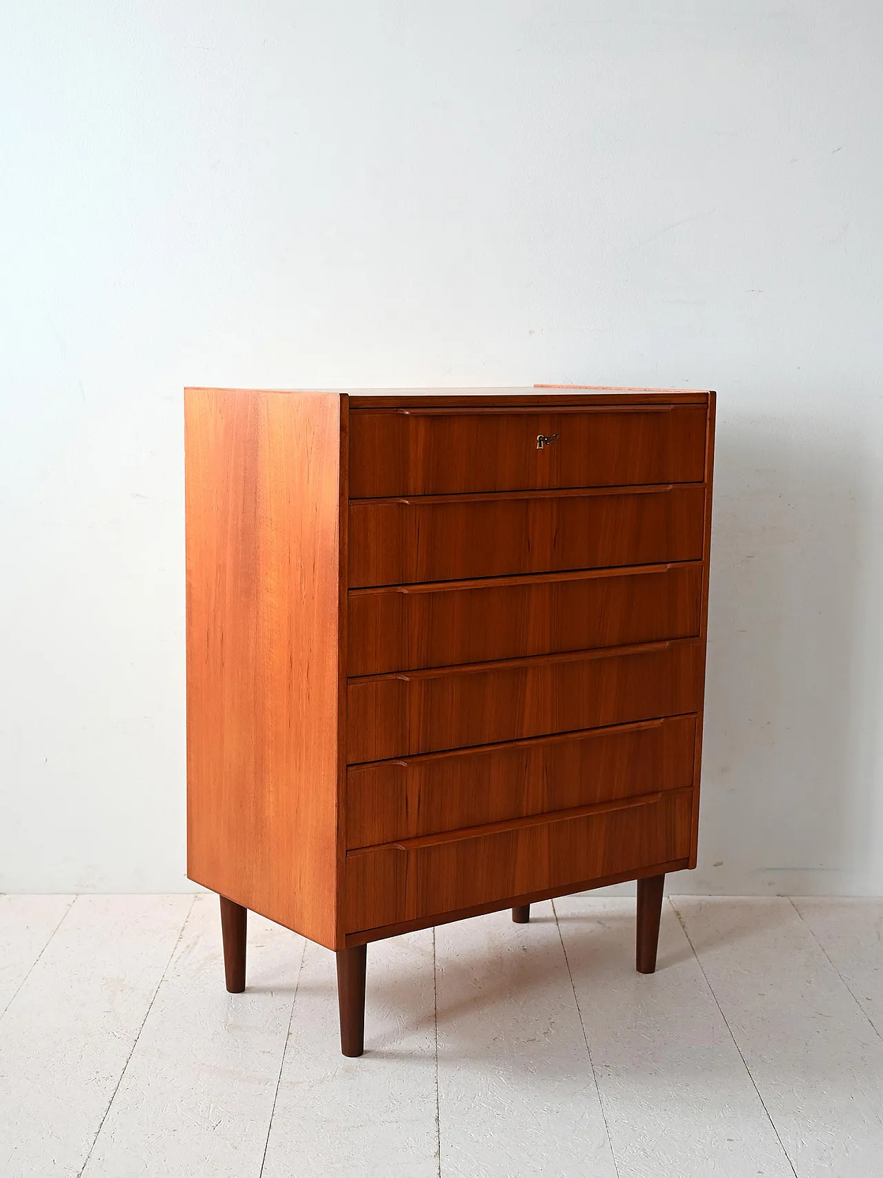 Scandinavian chest of drawers of the 1950s/60s at 6 drawers 3