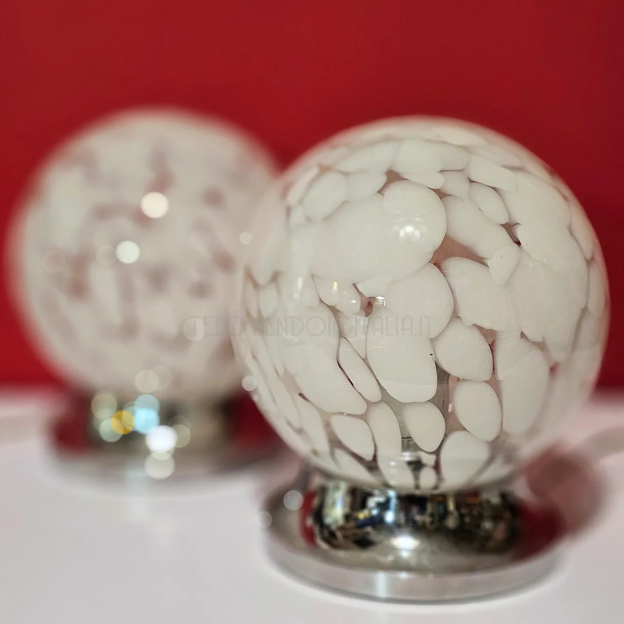 Abbot-Jour pair of Murano glass 3