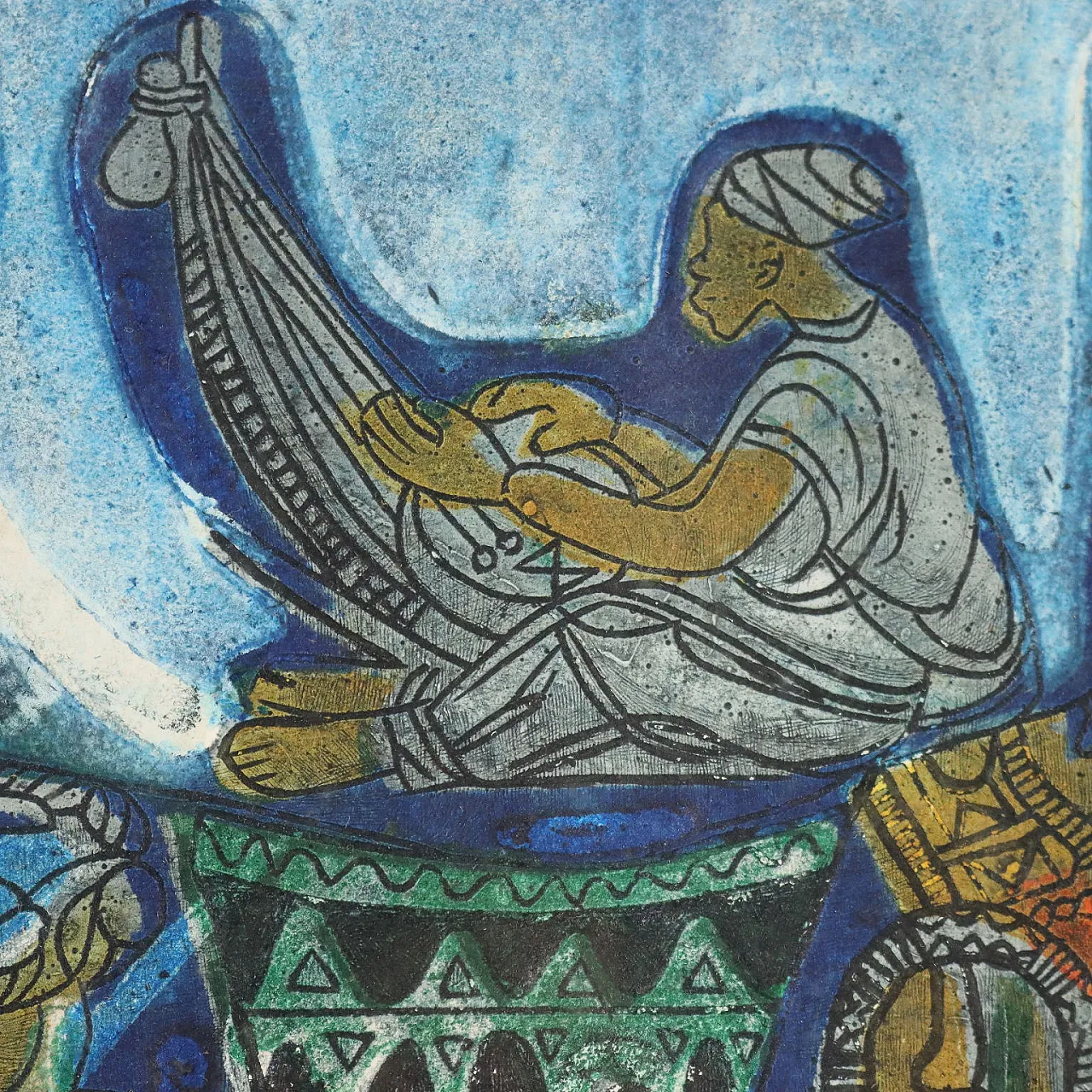 Plastografia di Bruce Onobrakpeya, anni '90 5