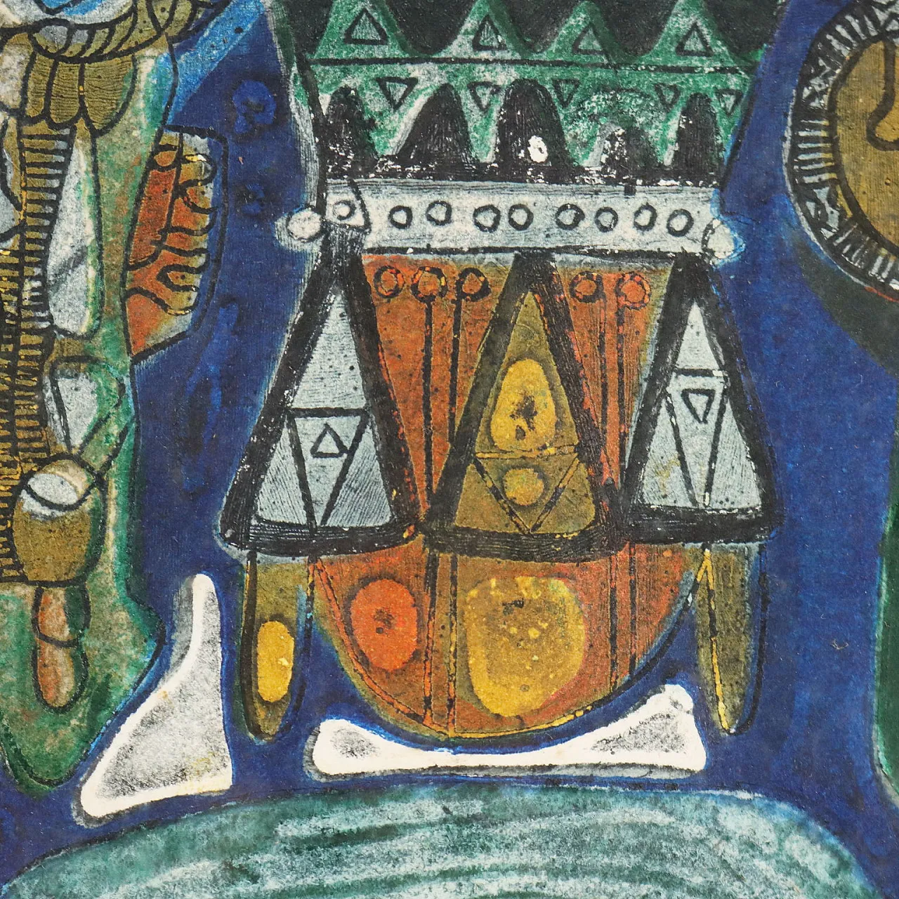 Plastografia di Bruce Onobrakpeya, anni '90 6