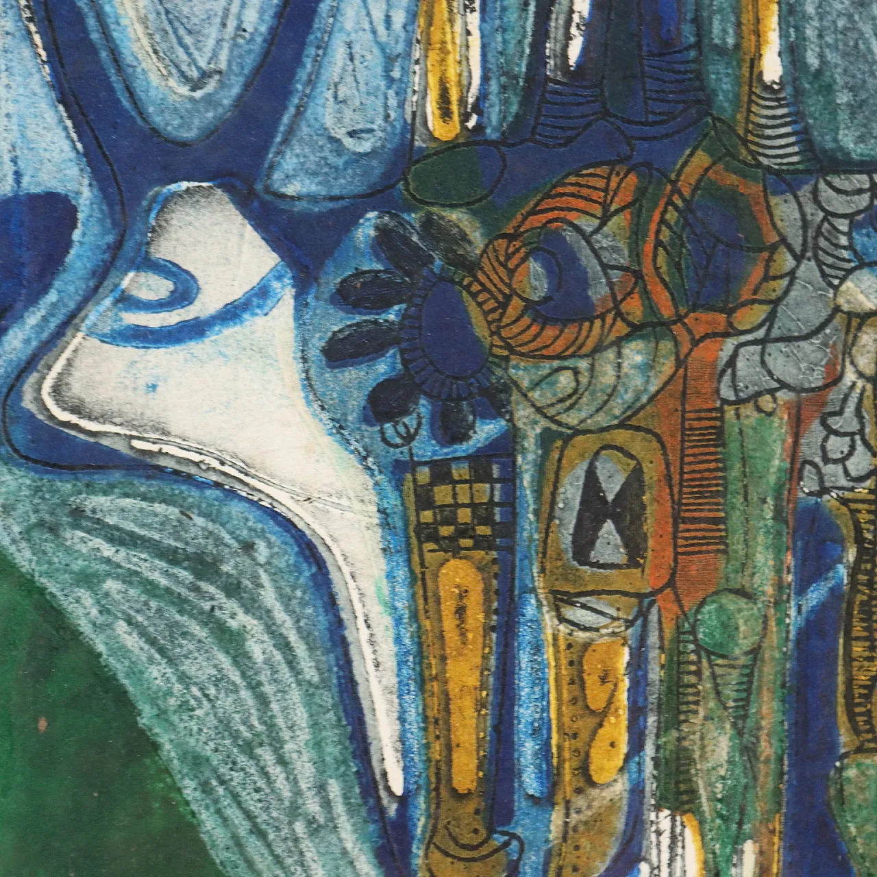 Plastografia di Bruce Onobrakpeya, anni '90 7