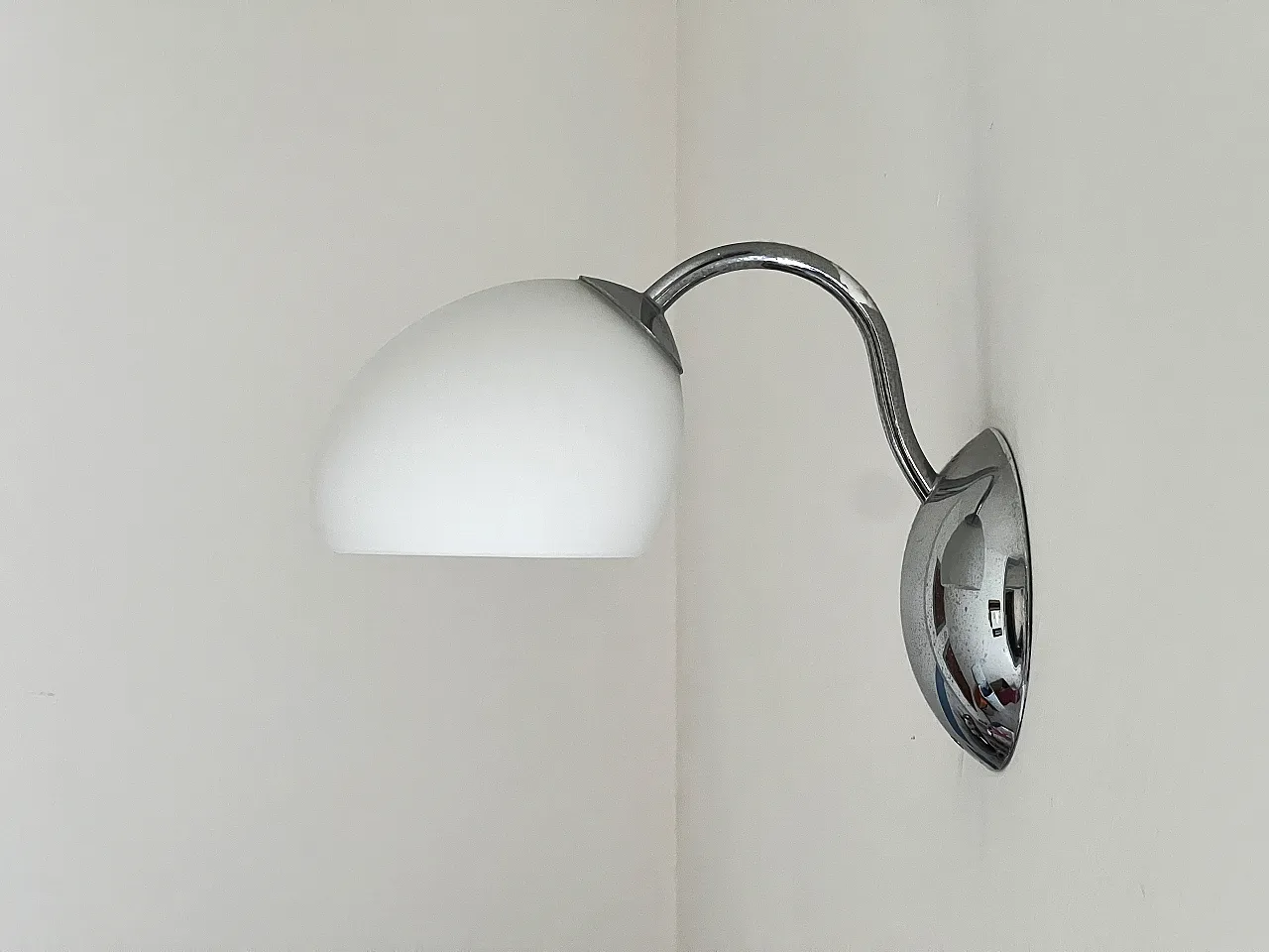 Lampada da parete golf P3 Toso & Massari in vetro Murano, anni '90 2