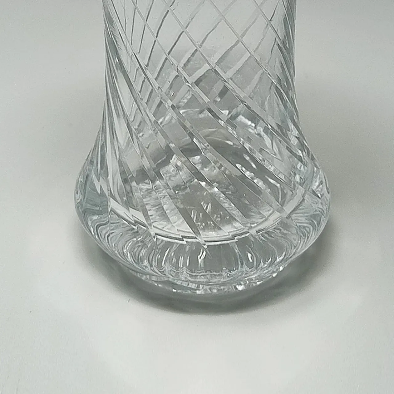 Cut crystal cocktail shaker, 1960s 1
