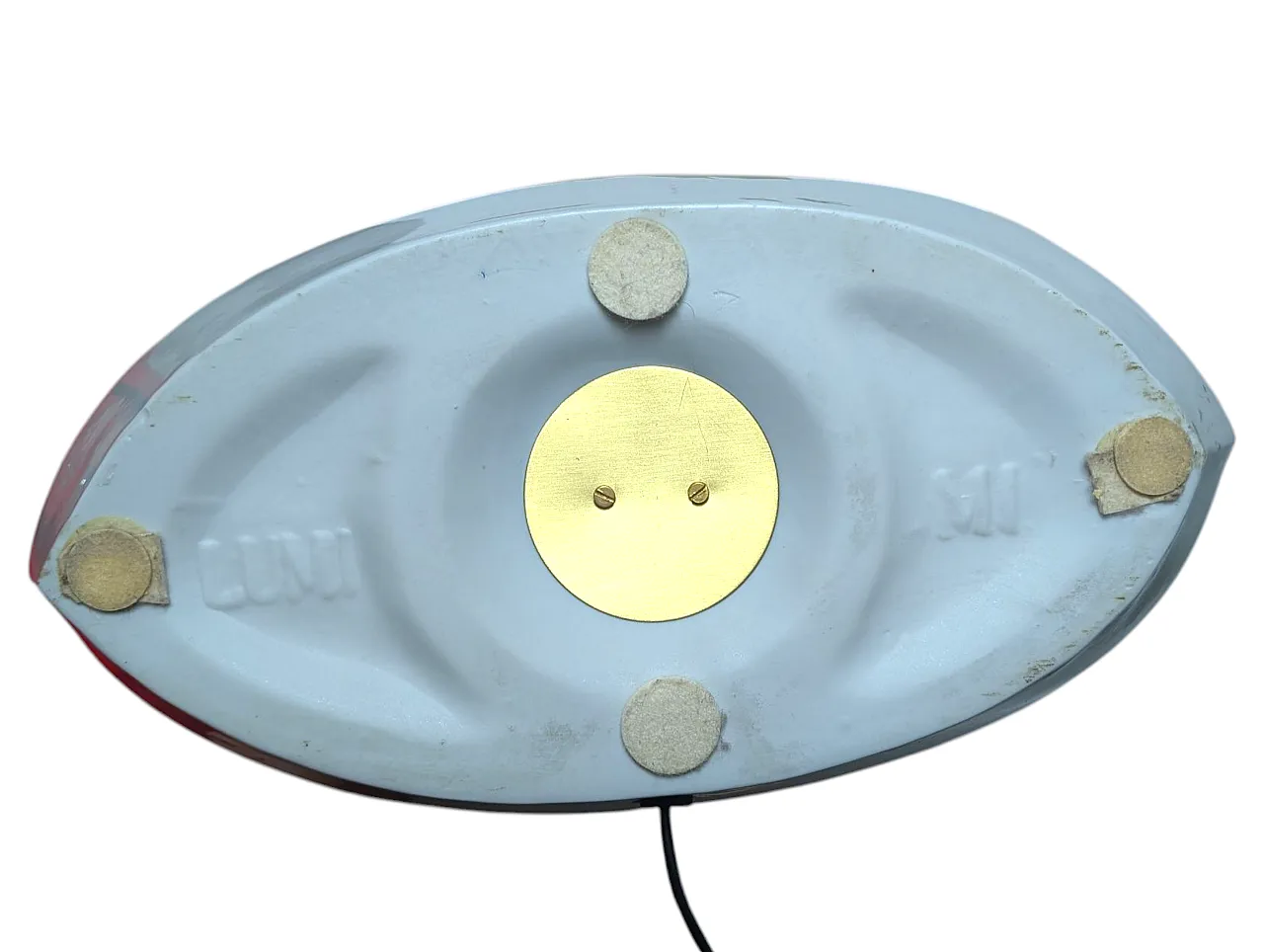 Ceramic table lamp by Lumi Milan LT series, 80s 7