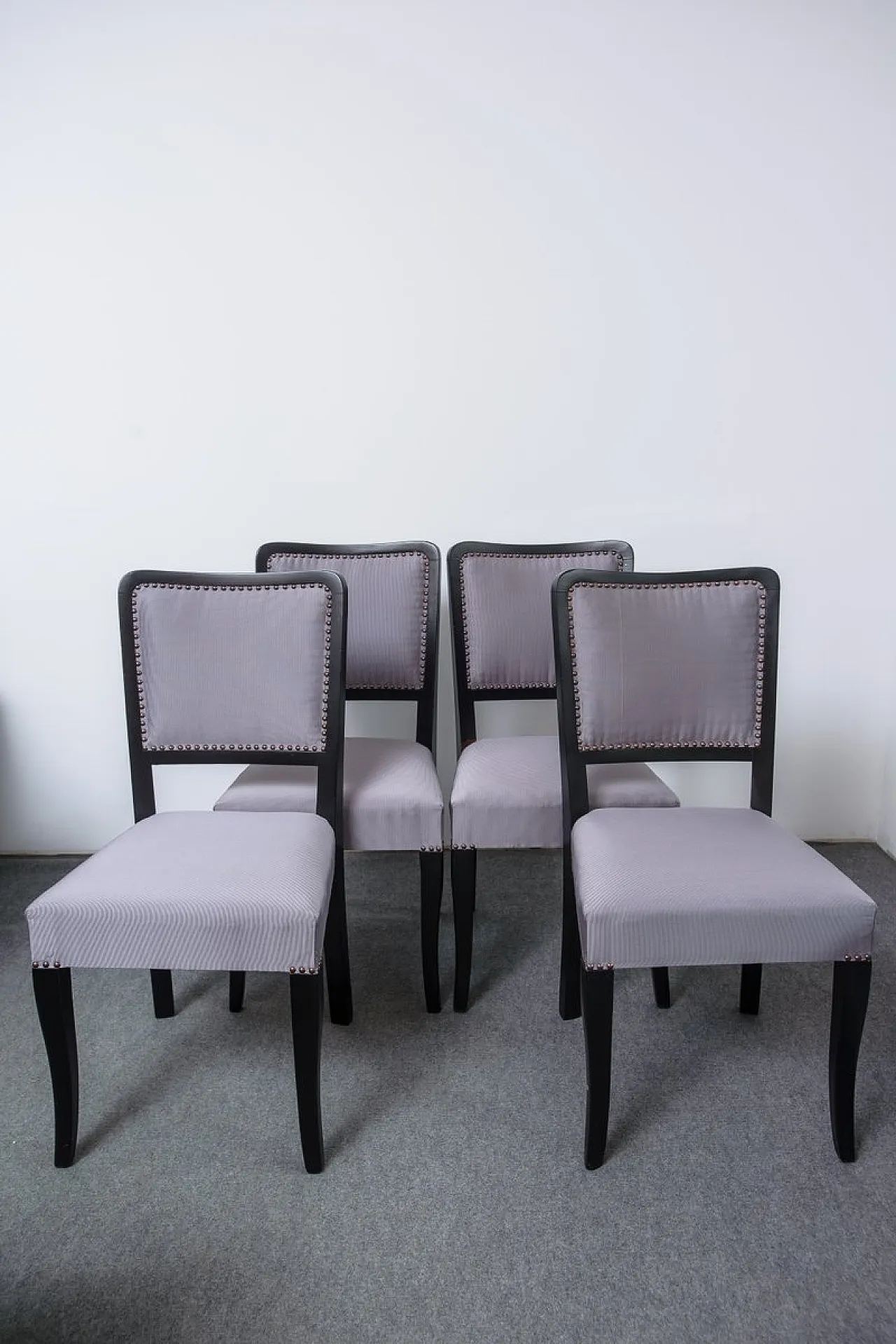 4 Art Deco dining chairs, 1920s 1