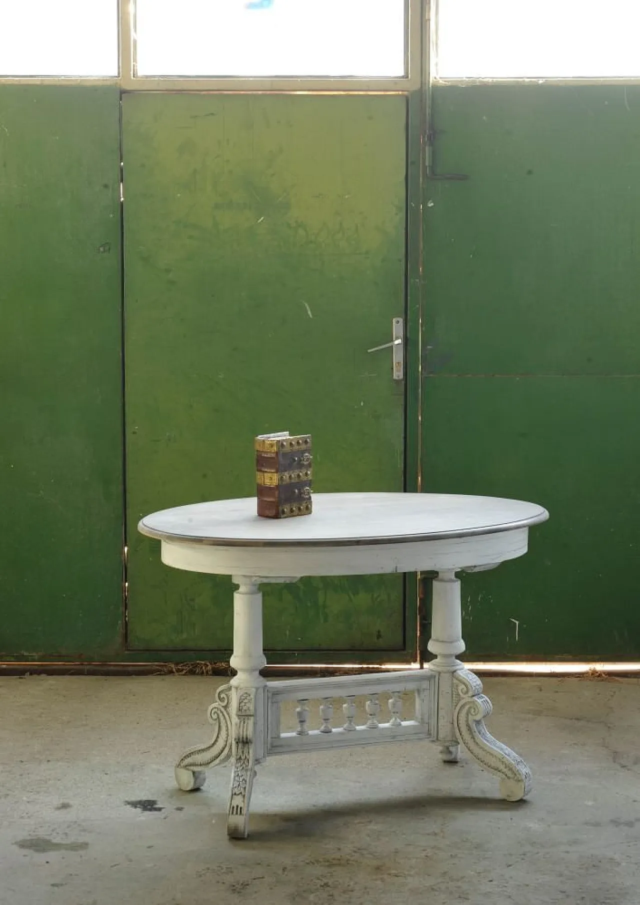 Tavolino da caffè ovale, inizio '800 6