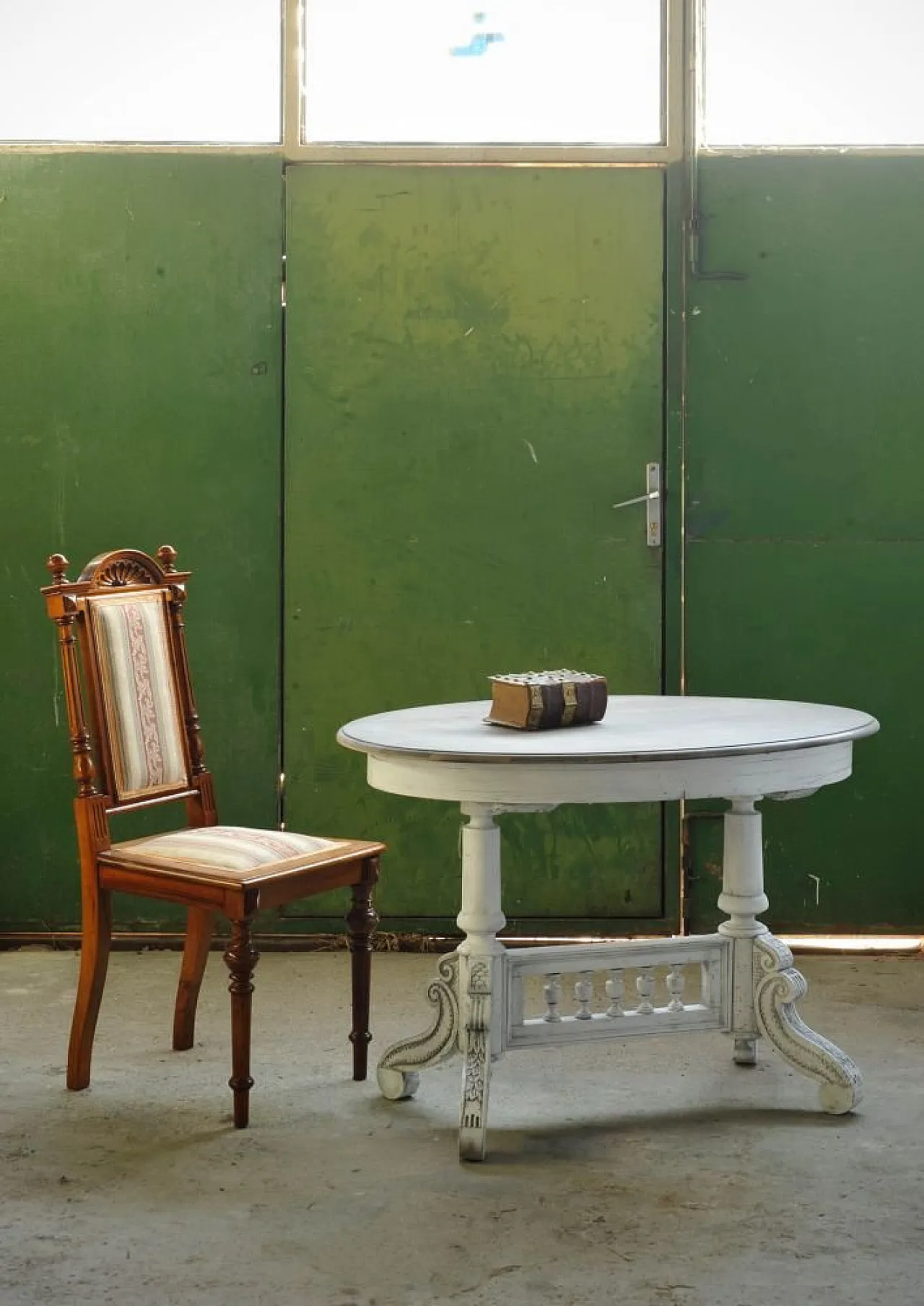 Tavolino da caffè ovale, inizio '800 8