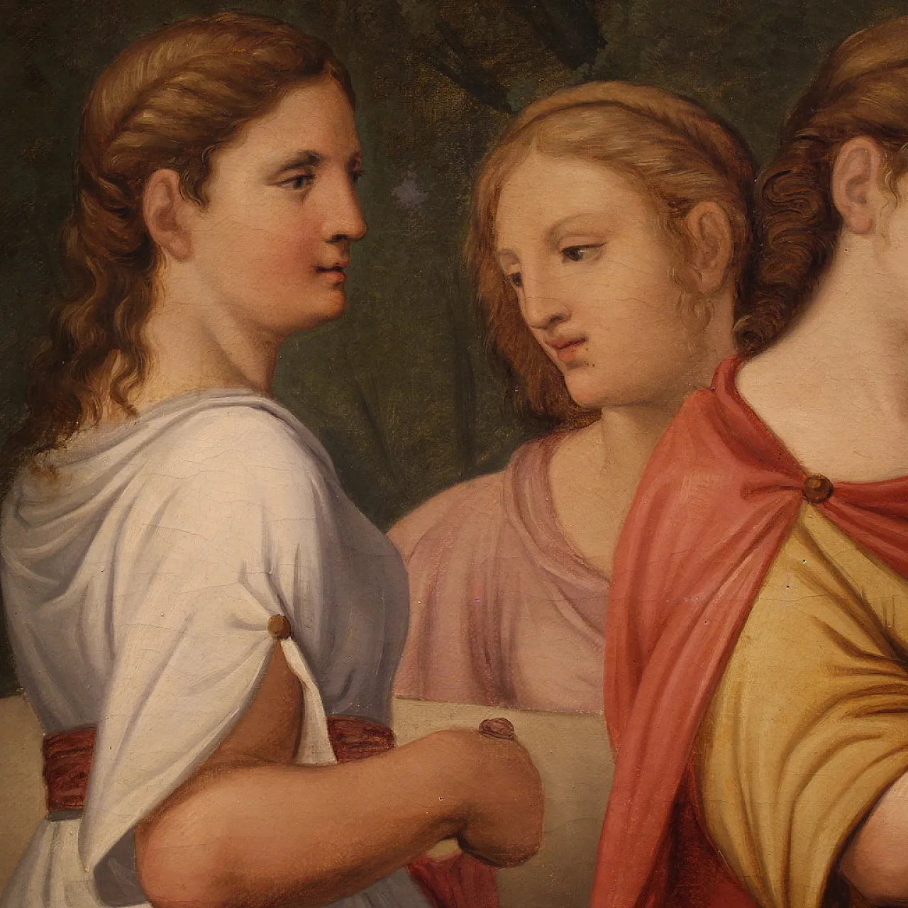 Dipinto neoclassico Ratto di Europa, '800 9