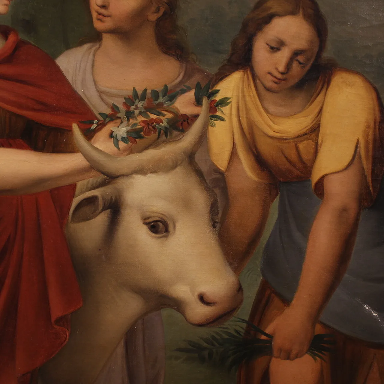 Dipinto neoclassico Ratto di Europa, '800 10