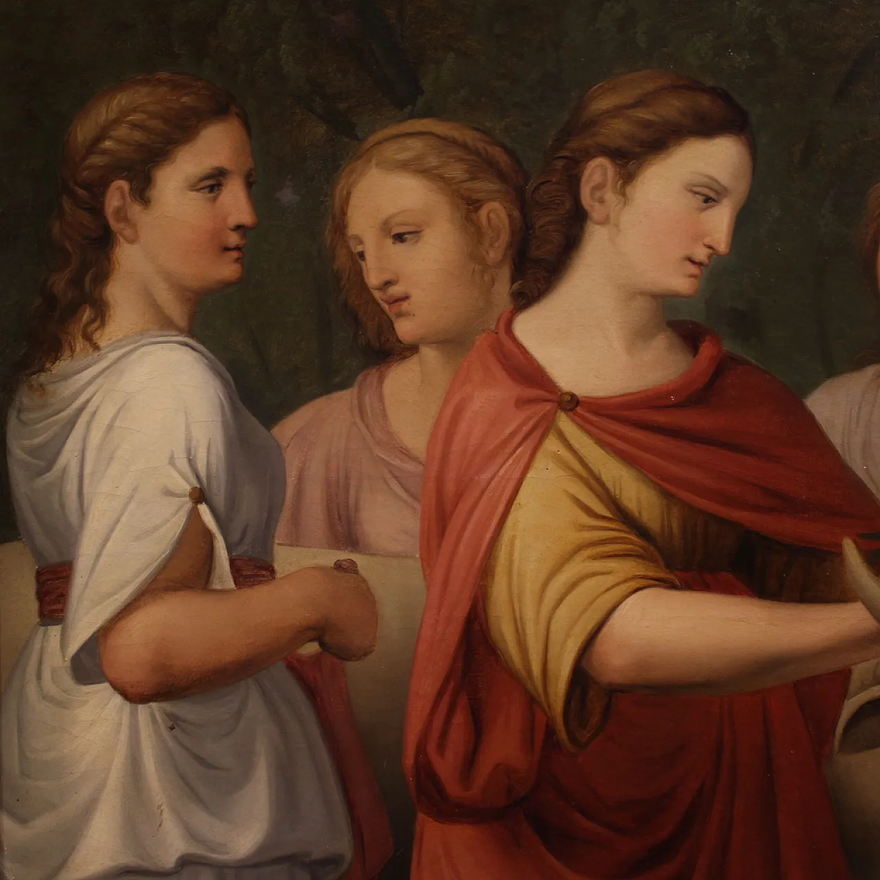 Dipinto neoclassico Ratto di Europa, '800 11