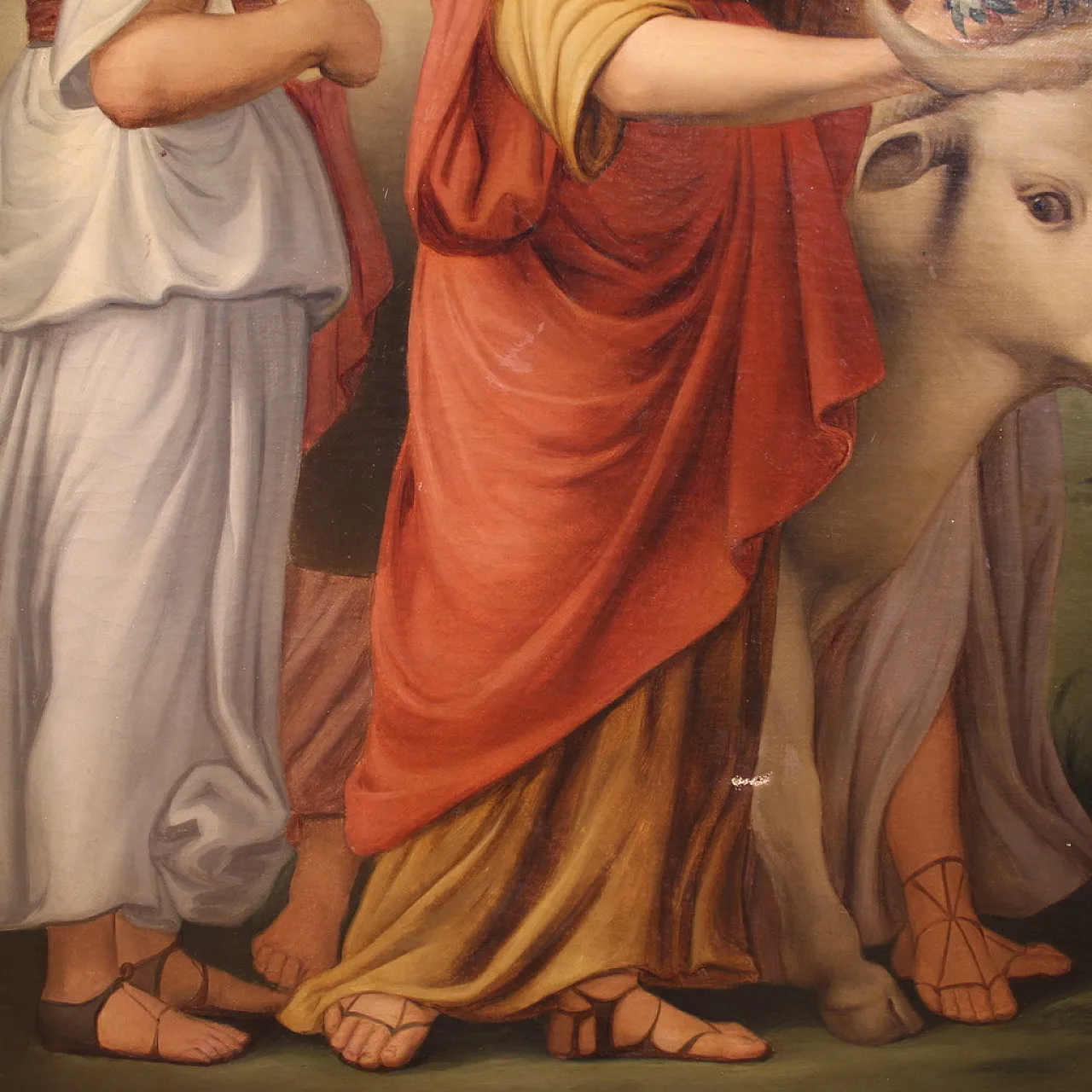 Dipinto neoclassico Ratto di Europa, '800 12