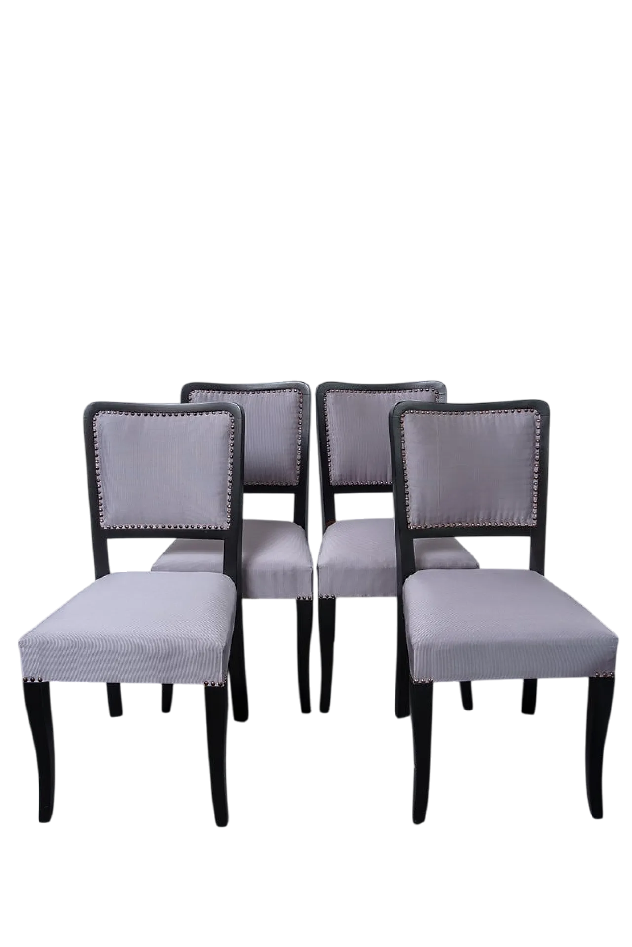 4 Art Deco dining chairs, 1920s 5