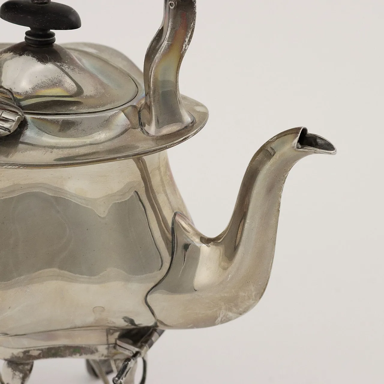 Samovar inglese in argento, anni '10 3