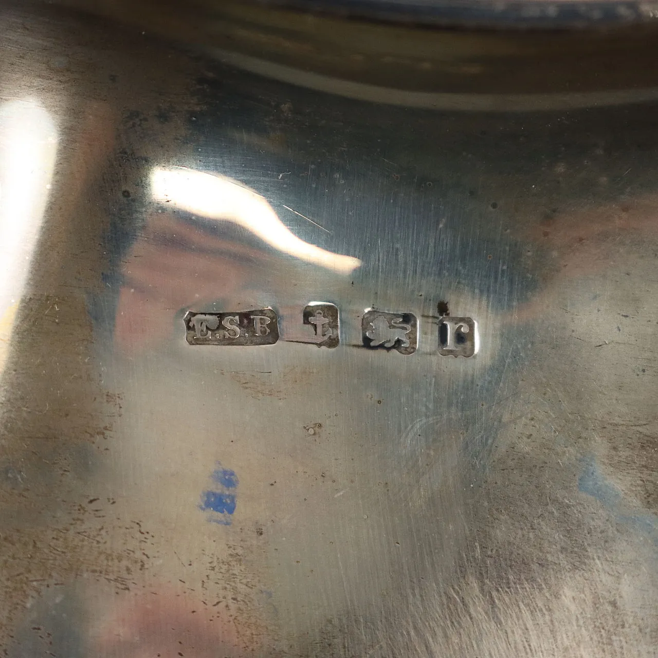 Samovar inglese in argento, anni '10 8