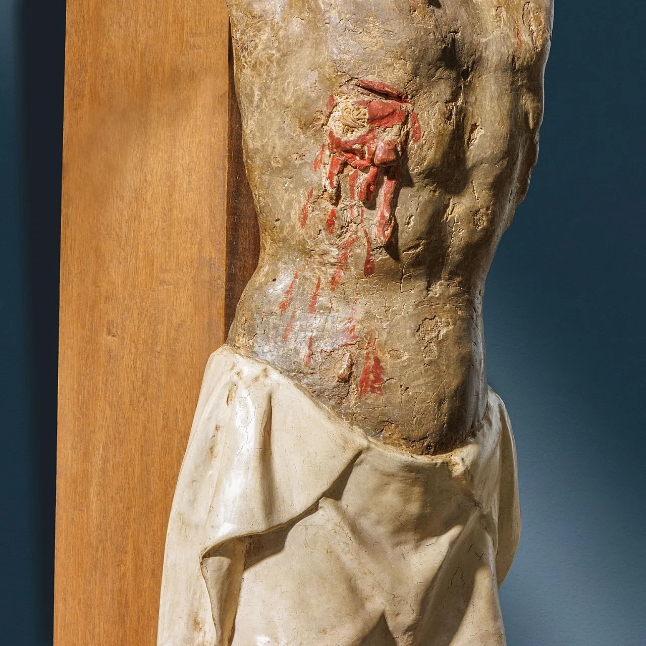 Cristo Crocifisso, scultura in legno policromo, '500 4