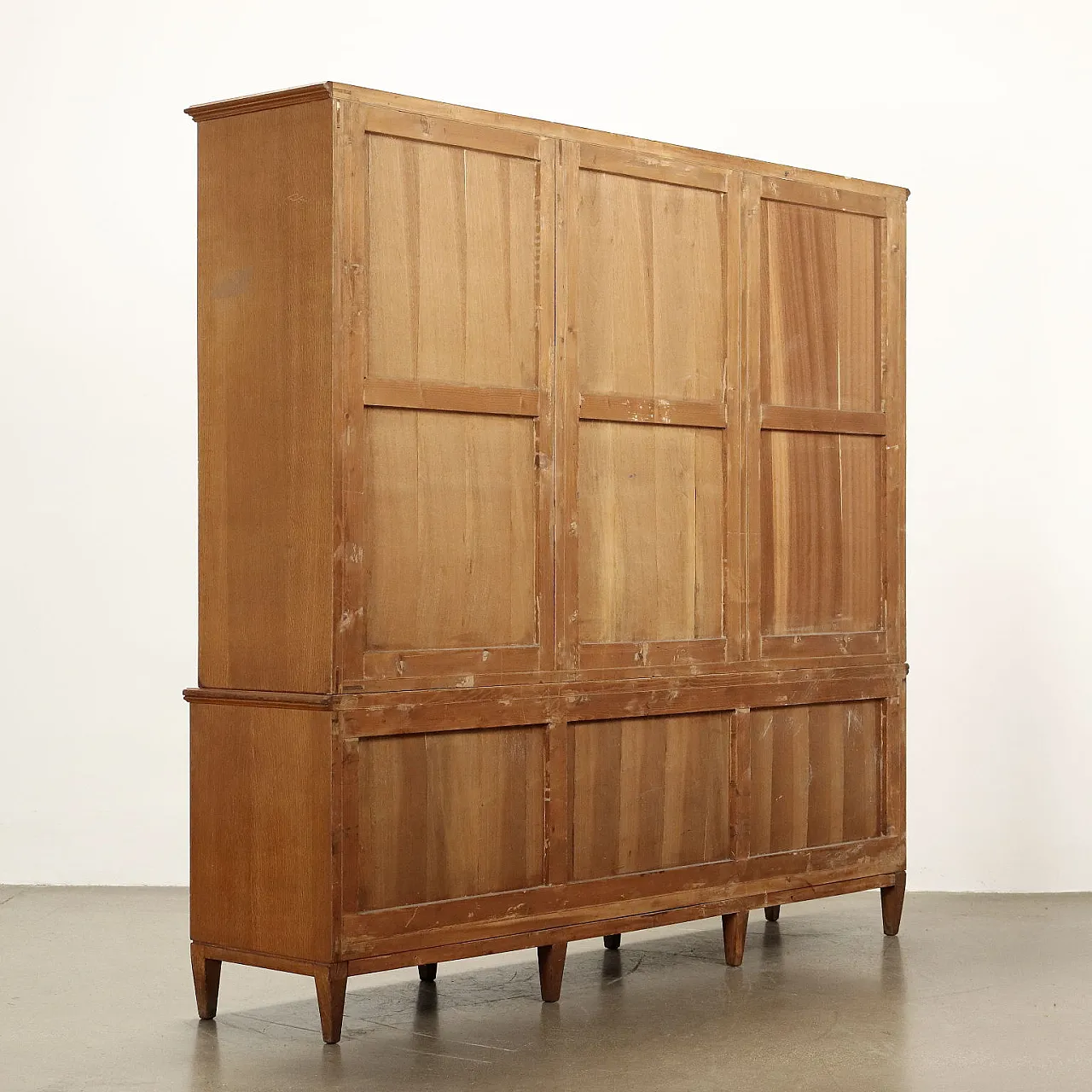 Sideboard bookshelf piece with window cabinet, 1950s 10