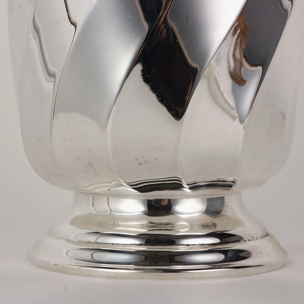 Secchiello da champagne Christofle in metallo, anni '80 4