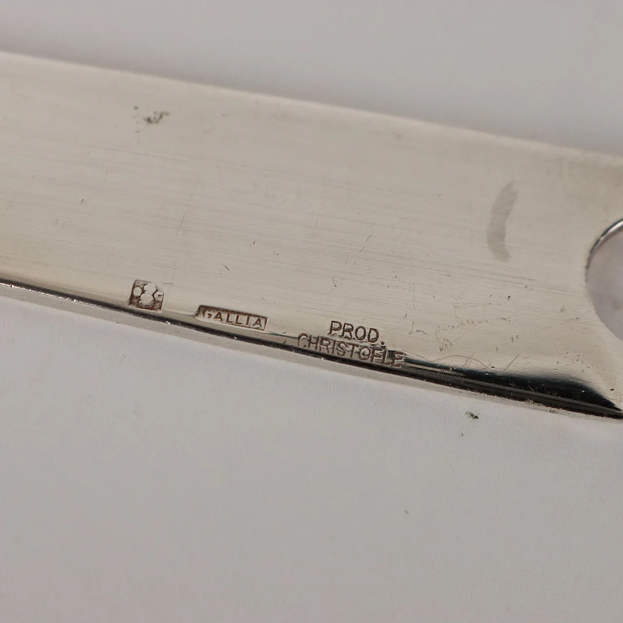 Secchiello da champagne Christofle in metallo, anni '80 7