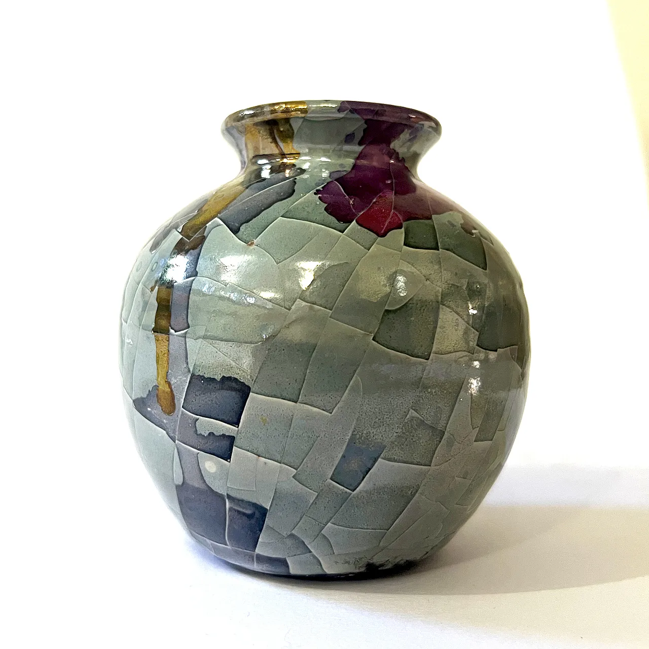 Vaso in Ceramica Artistica di Claudio Pulli, anni'70 1