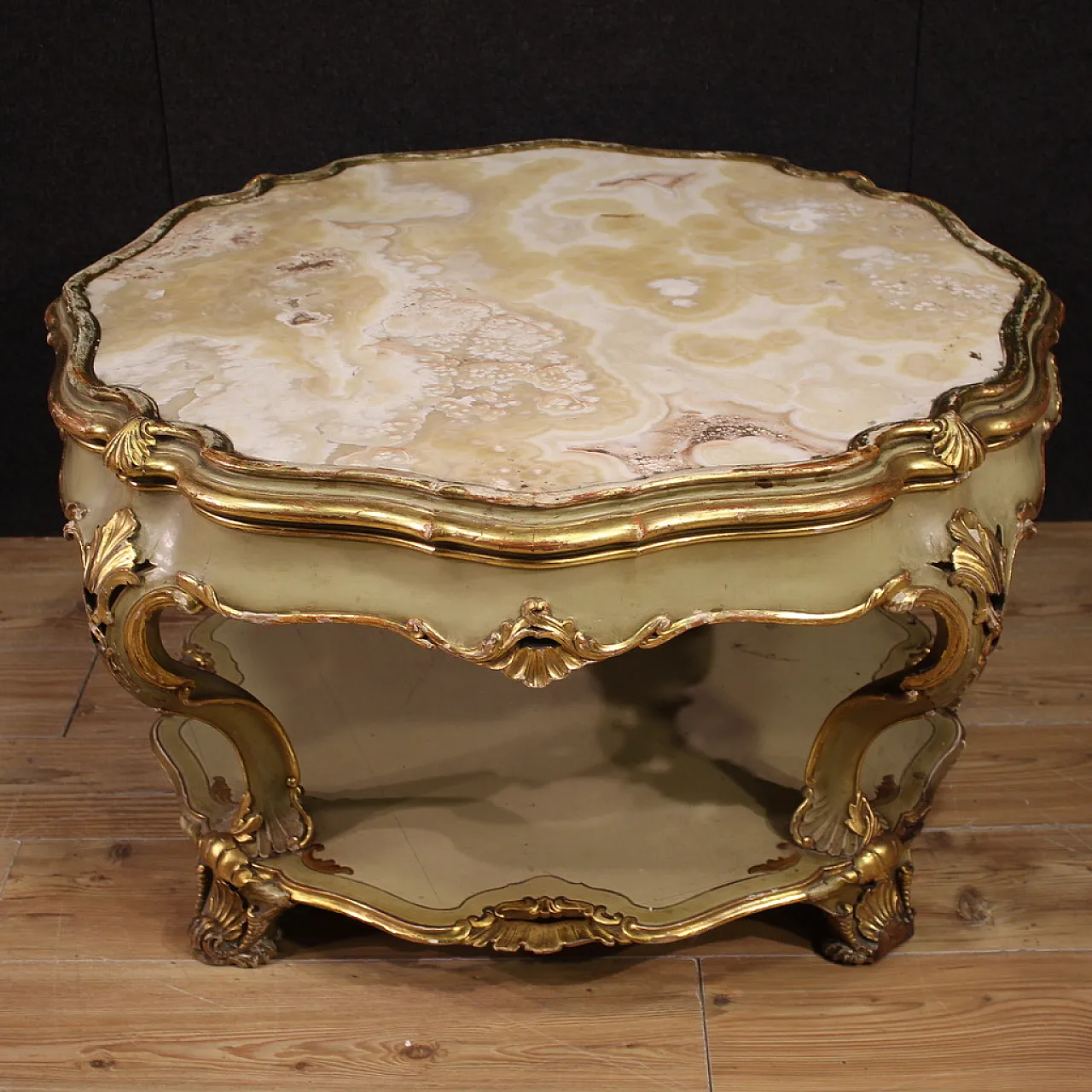 Venetian lacquered table in Louis XV style, 20th century 5