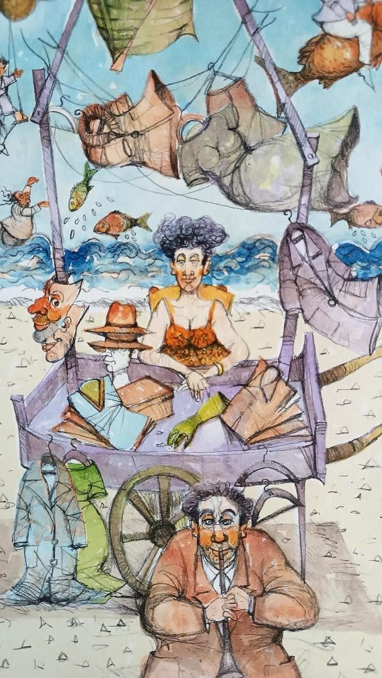 Prova d'autore di Roberto Fontirossi, litografia, '900 3