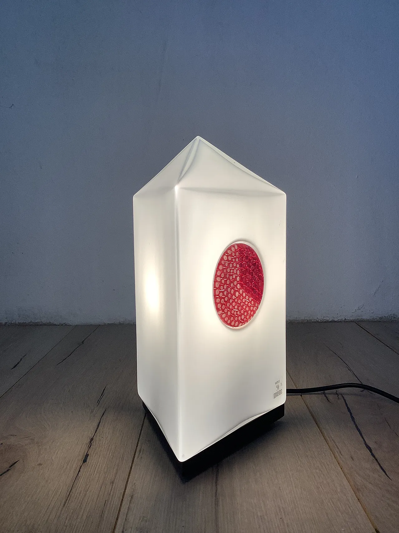 Murano glass lamp, 90s 1