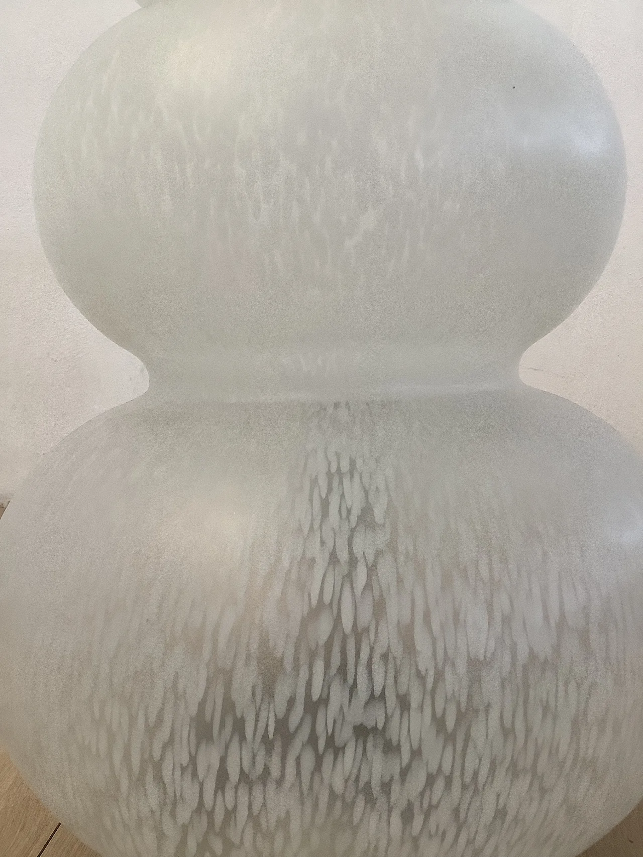 Lampada da tavolo in vetro maculato, anni '70 7