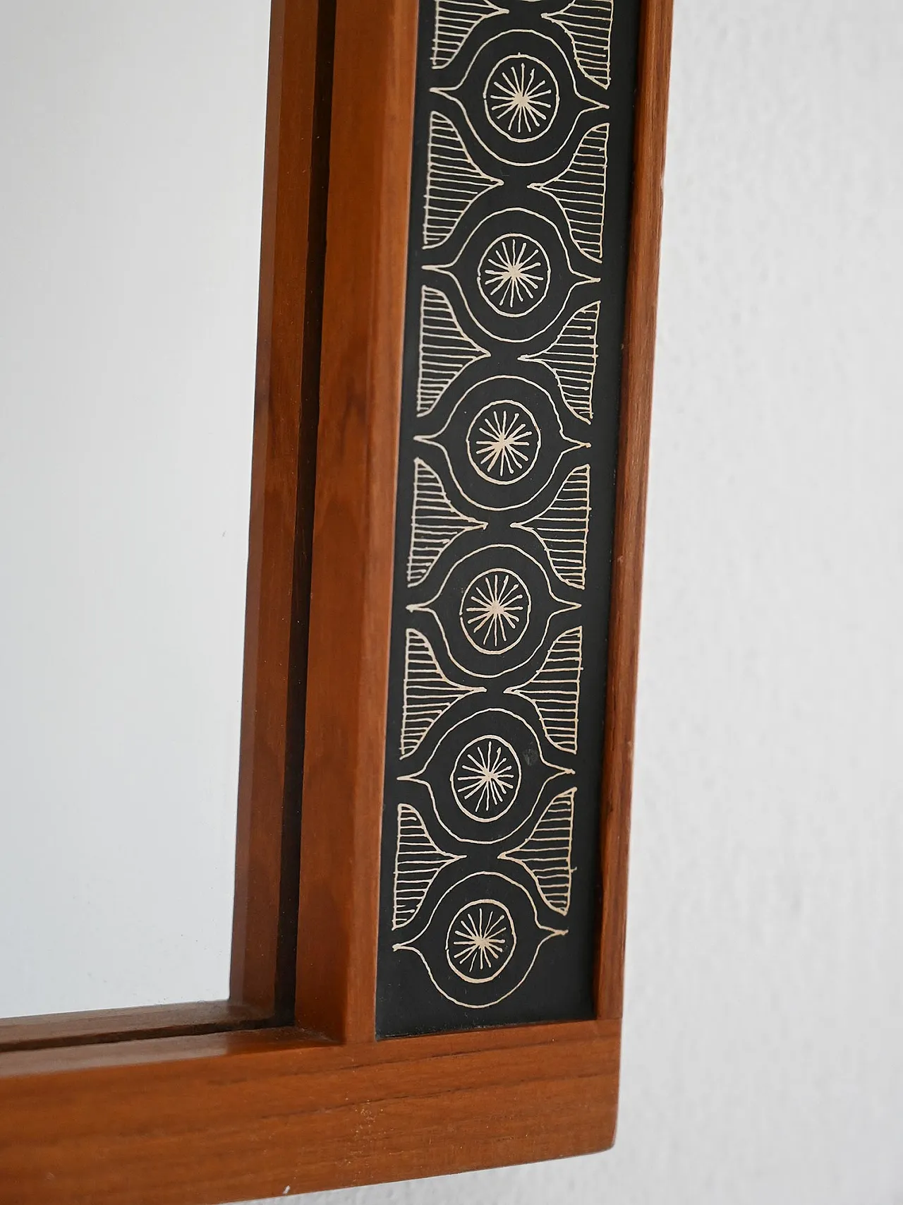 Mirror by Hans-Agne Jakobsson in teak, 60s 4