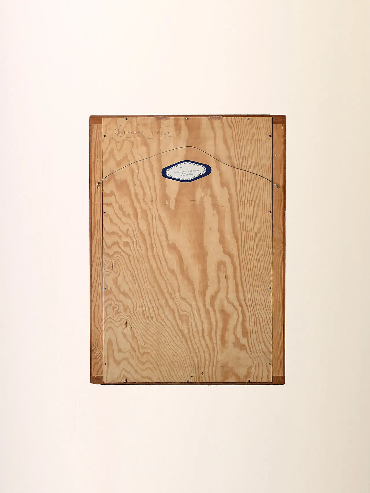 Mirror by Hans-Agne Jakobsson in teak, 60s 6